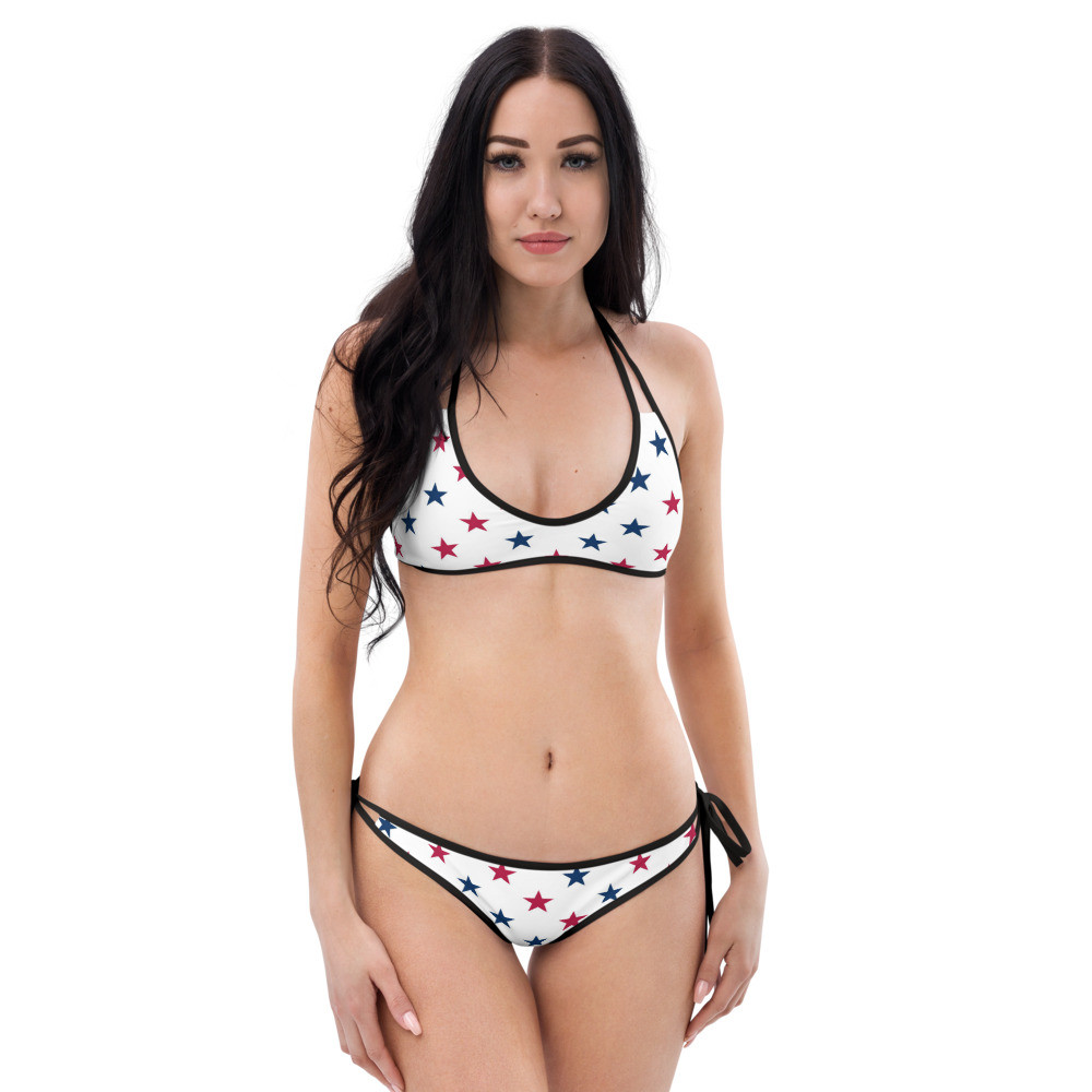 Red & Blue Stars Bikini