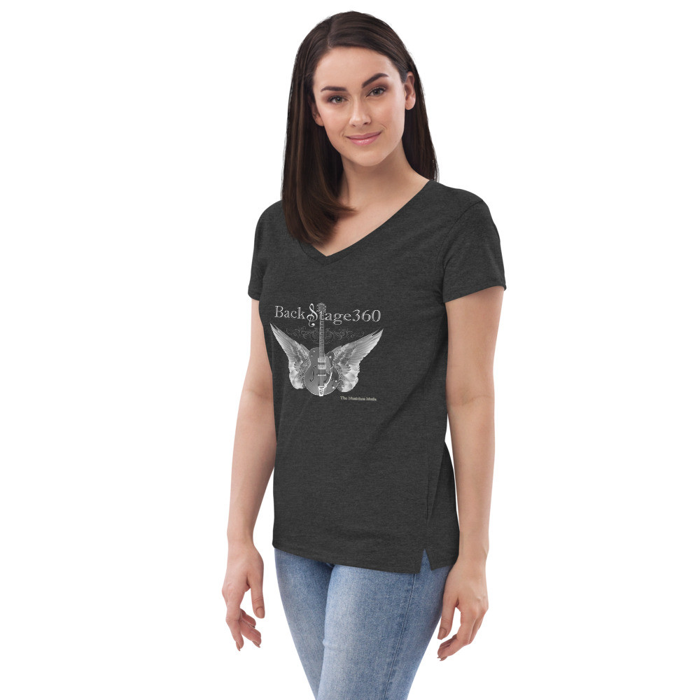 Women’s recycled v-neck t-shirt