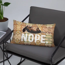 Dachsie Nope I Love My Dachsie Pillow