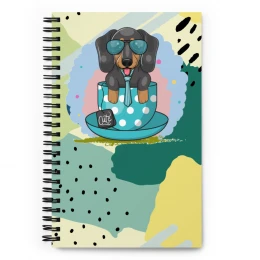 Fun Dachsie Spiral Notebook