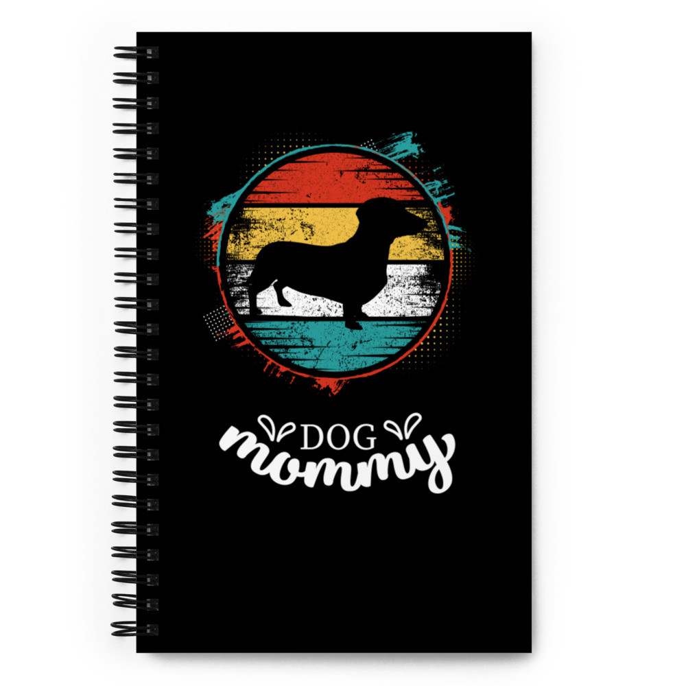 Vintage Dachshund Lovers Spiral notebook
