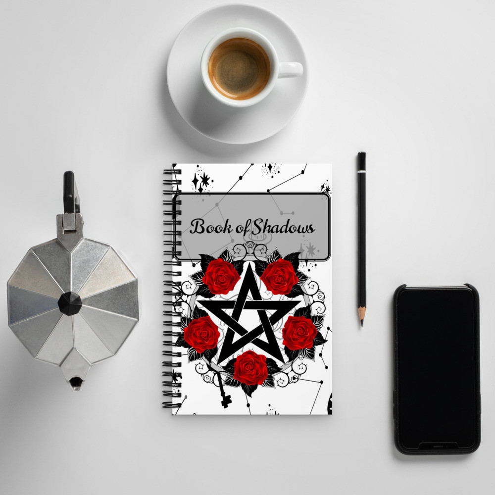 Book of Shadows Spiral notebook