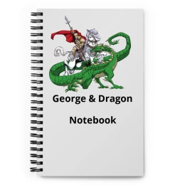 George & Dragon - Spiral notebook