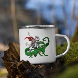 George & Dragon - Enamel Mug