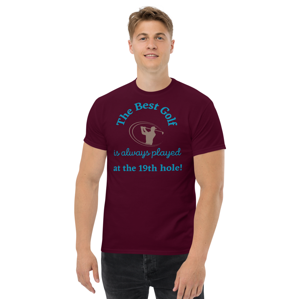 The Best Golf Men's heavyweight tee