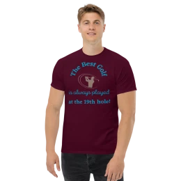 The Best Golf Men's heavyweight tee