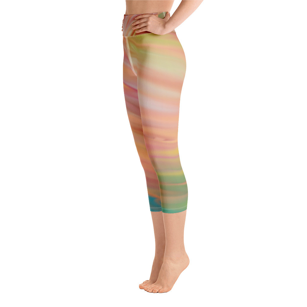 Yoga Capri Leggings for Women, High Waisted Yoga Capri - LOVE EVERYONE CAPRI
