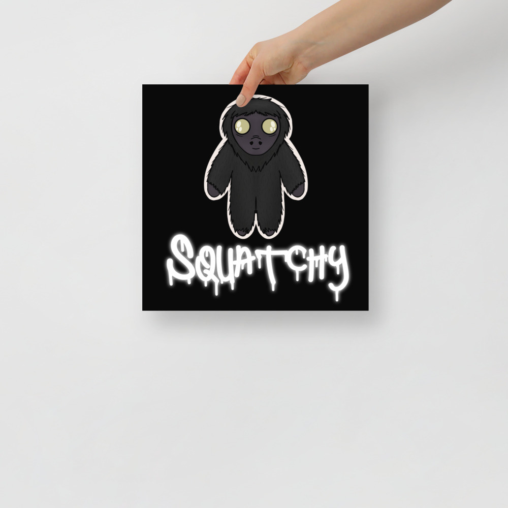 Crypto Baby "Squatchy" Poster