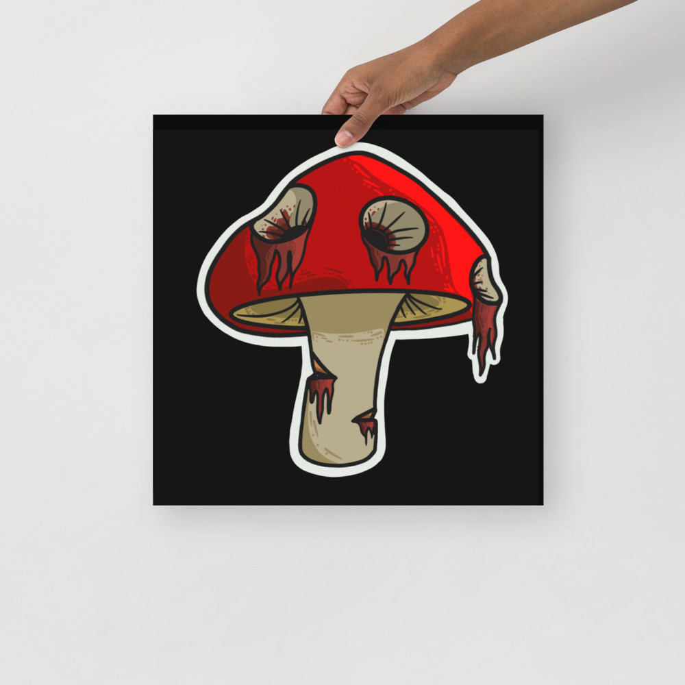 Wounded Shroom Poster