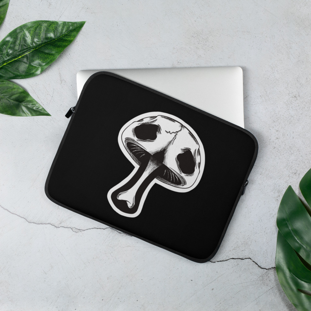 Skull Shroom Laptop Sleeve