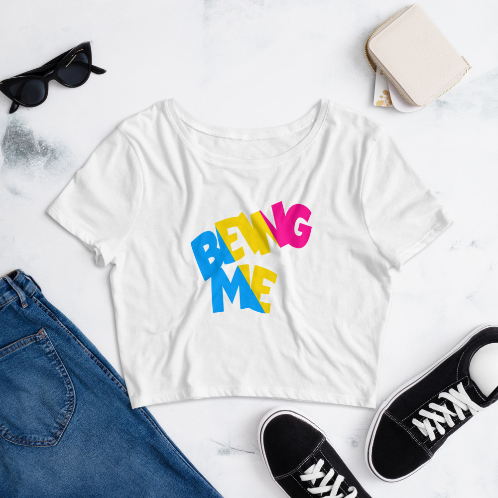 Pansexual Pride Crop Tee