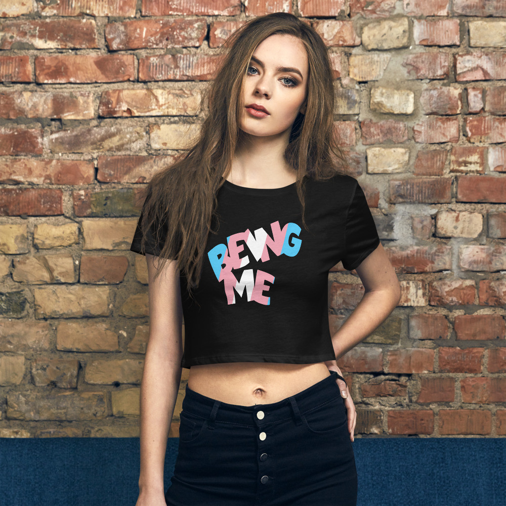 Transgender Pride Crop Tee