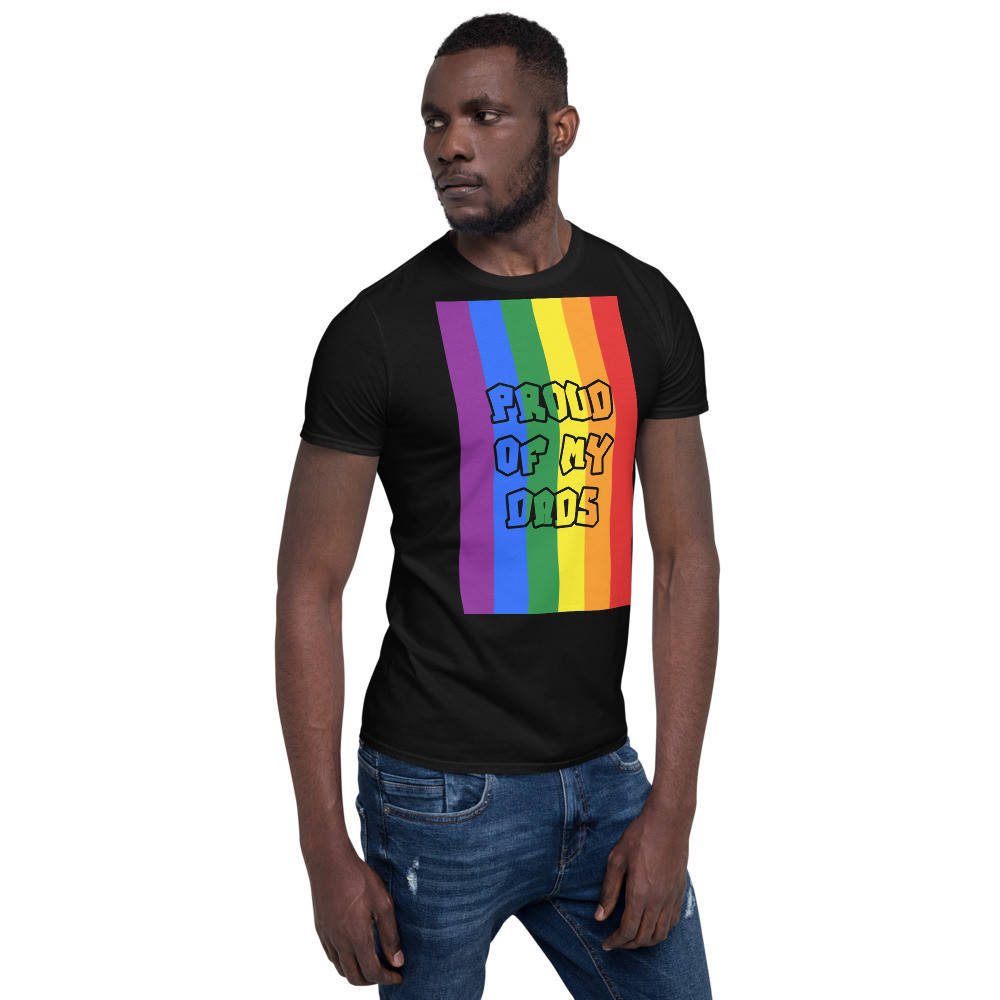 Proud of my Dads Pride Flag T-Shirt
