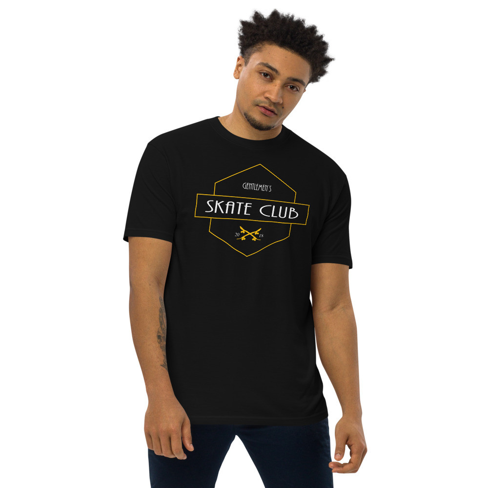 Gentlemen's Skate Club Hexagon Men’s premium heavyweight tee