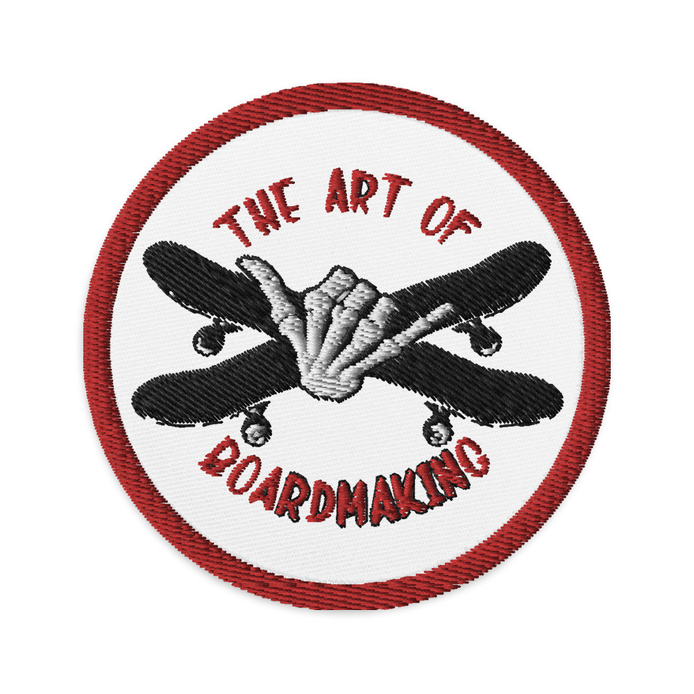 Art of Boardmaking Embroidered patches