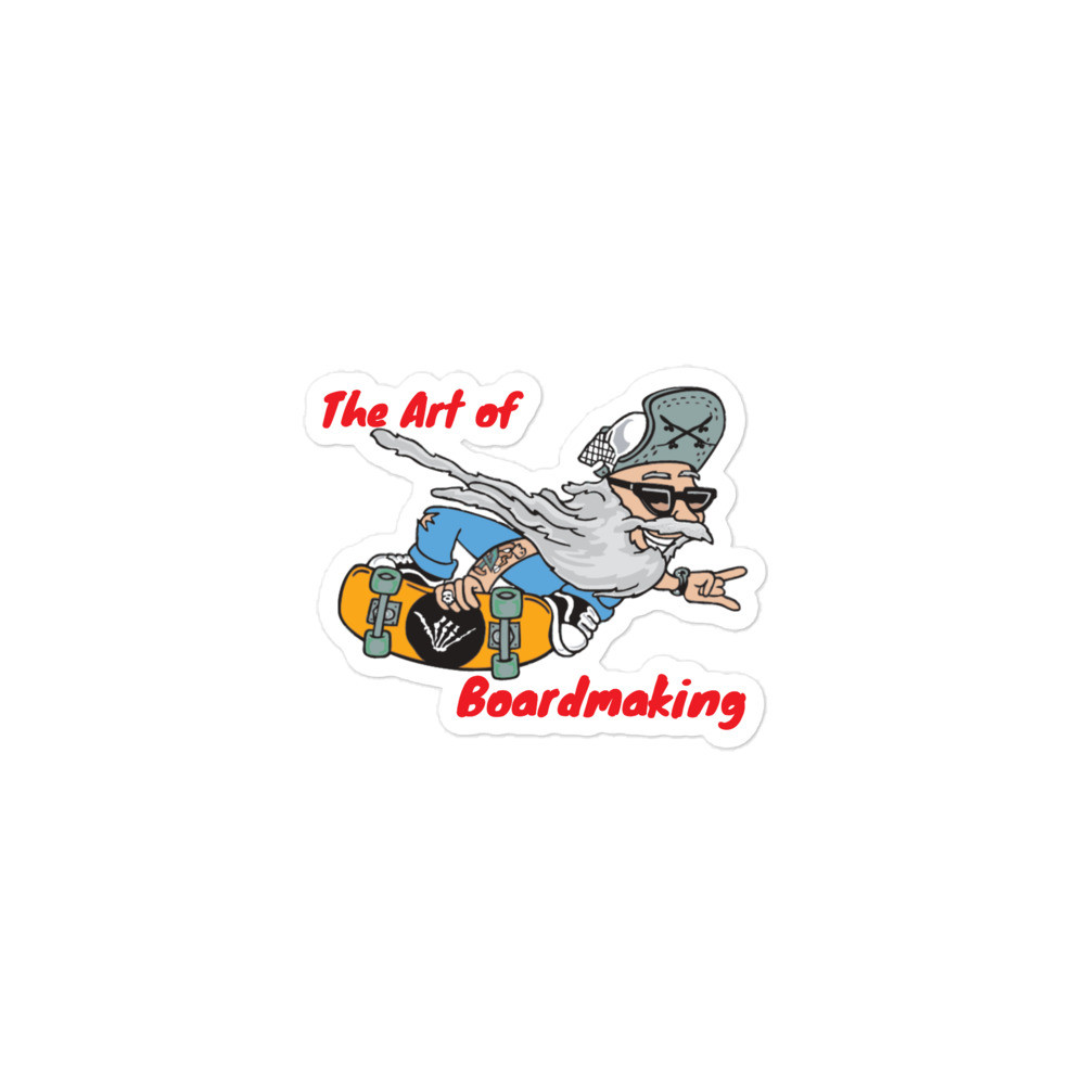 Lew Art of Boardmaking Bubble-free stickers