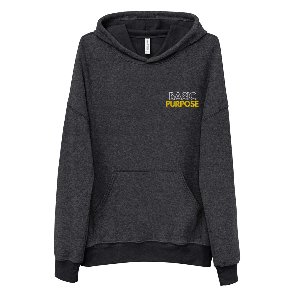 Basic Unisex sueded fleece hoodie