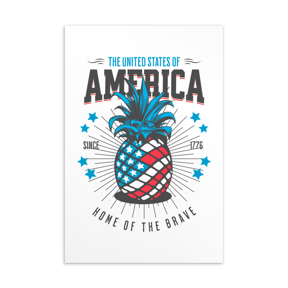 American Pineapple - The United States Of America Standard Postcard