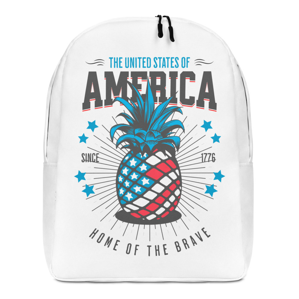 American Pineapple - The United States Of America Minimalist Backpack