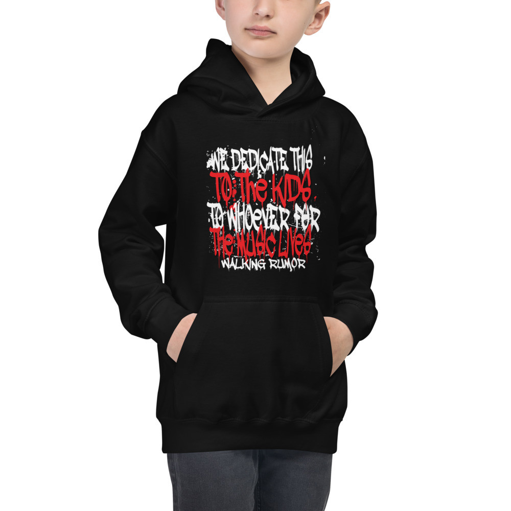 "Dedicate to This Lyrics" Hoodie Kids