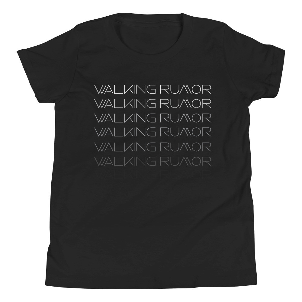 "Walking Rumor Logo Fade" Kids Tee