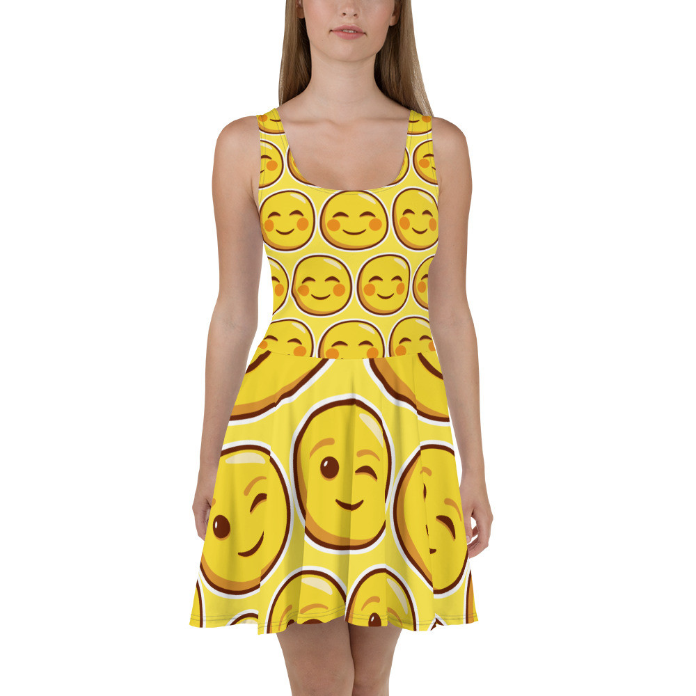 Emoji Skater Dress | Designer Series