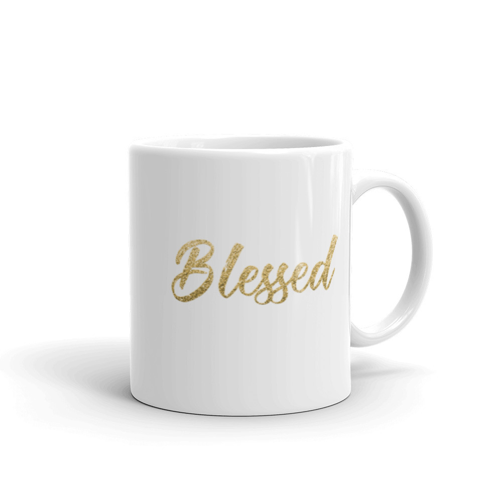 Blessed - White Glossy Mug