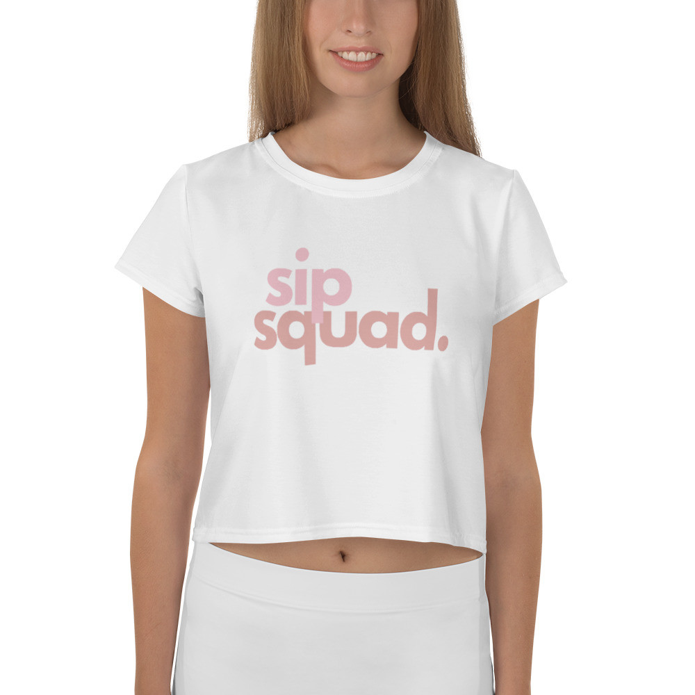 Sip Squad Crop Tee