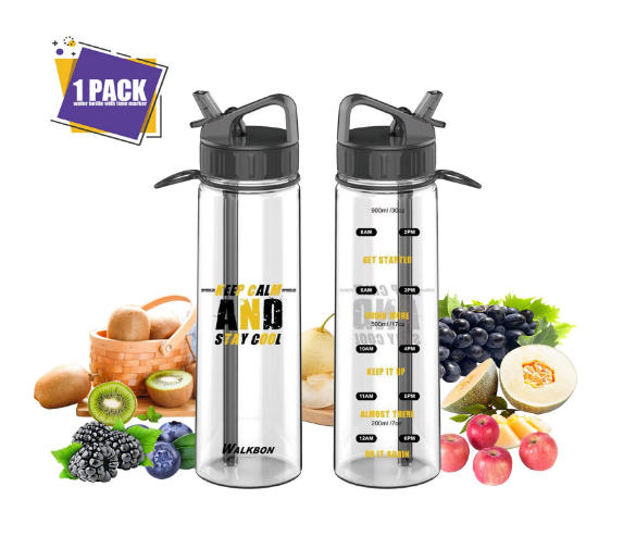 Emopeak Sports Water Bottle (Black)
