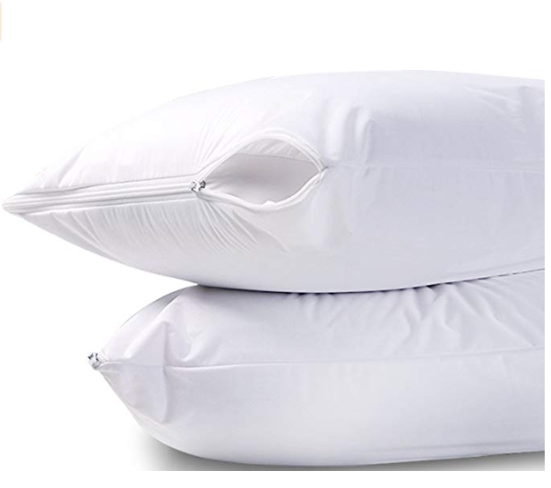New productUtopia Bedding Waterproof Zippered Pillow Encasement (Navy, Queen) - Jersey Fabric Pillow Protector (Pack of 2)