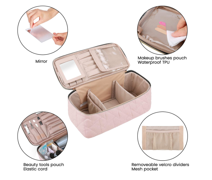 Travel Bag Case Organizer for Women, Teal