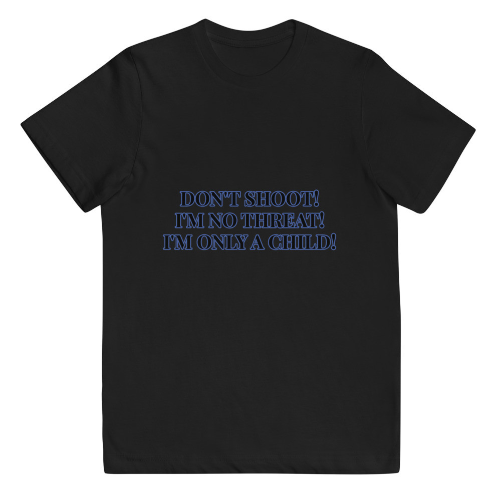 Don't Shoot Youth jersey t-shirt