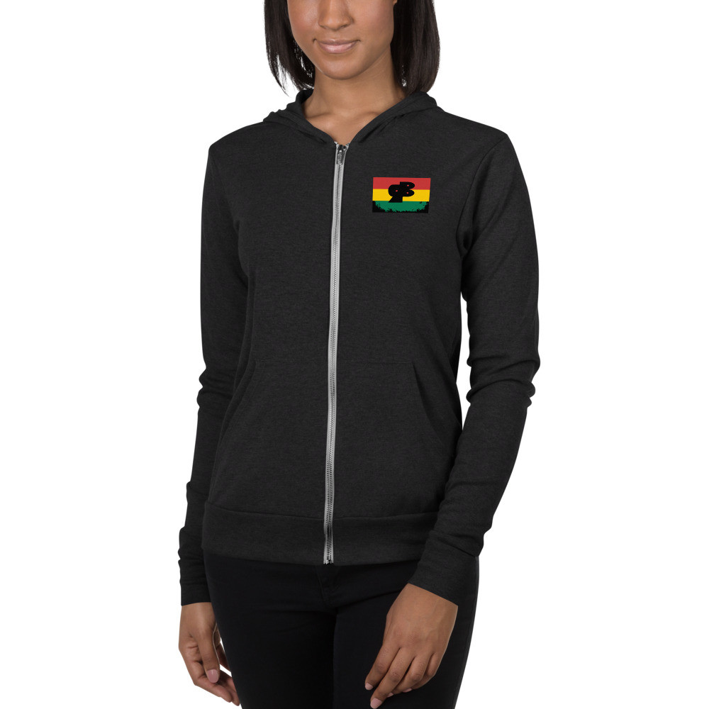 RB Unisex zip hoodie