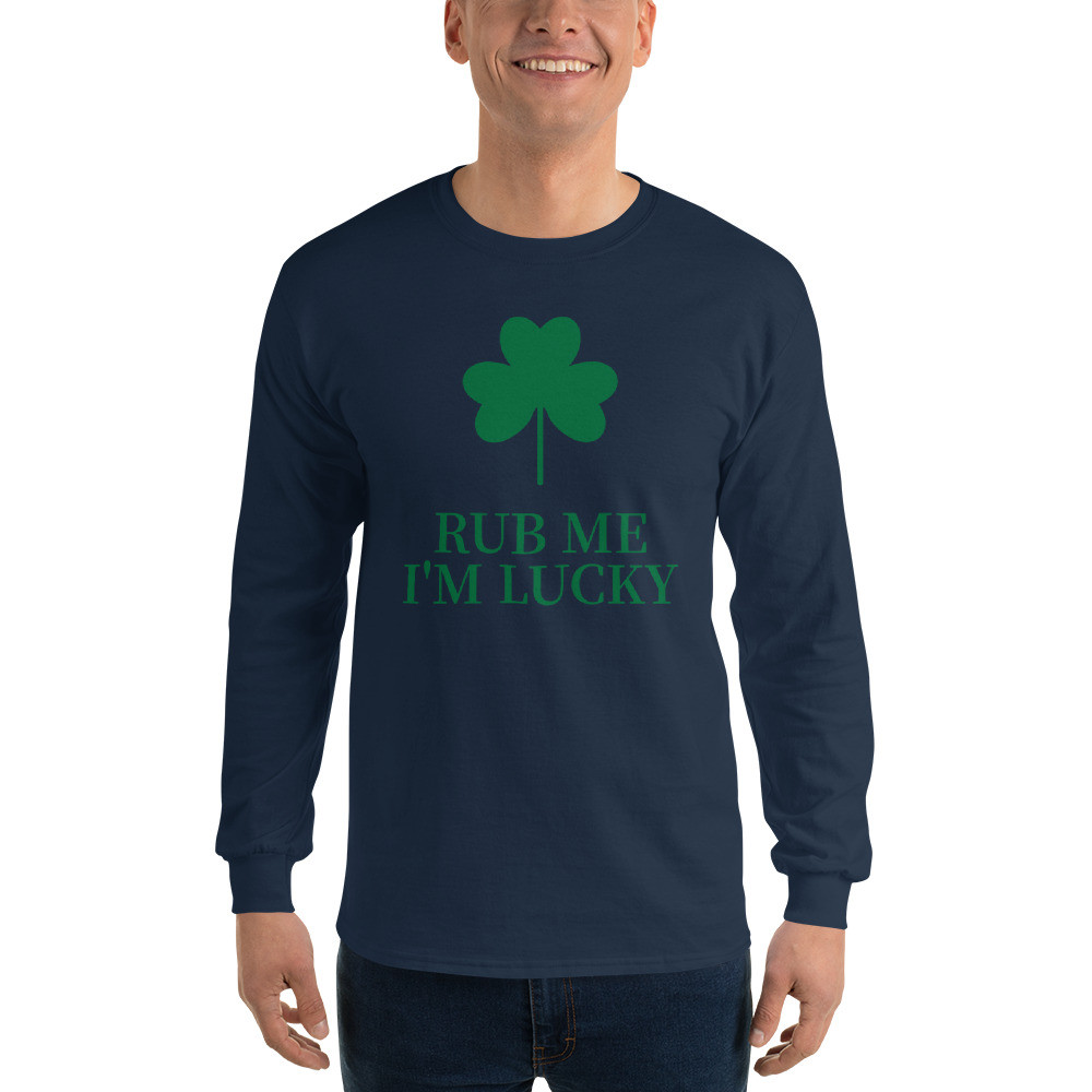 Rub Me Men’s Long Sleeve Shirt