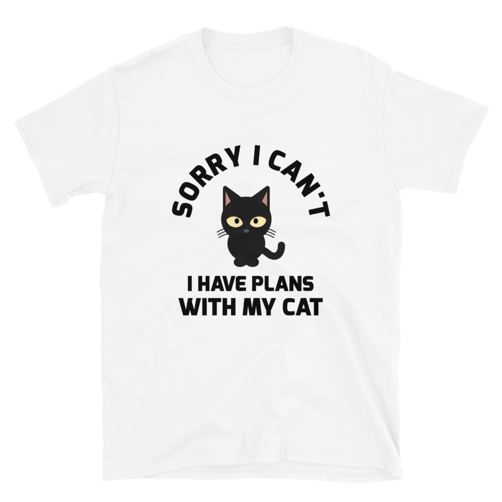 Plans With My Cat Short-Sleeve T-Shirt