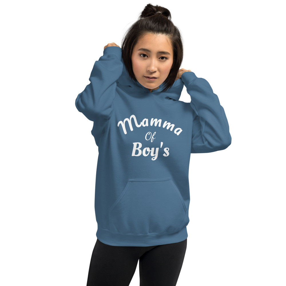 Mamma Of Boy's Hoodie