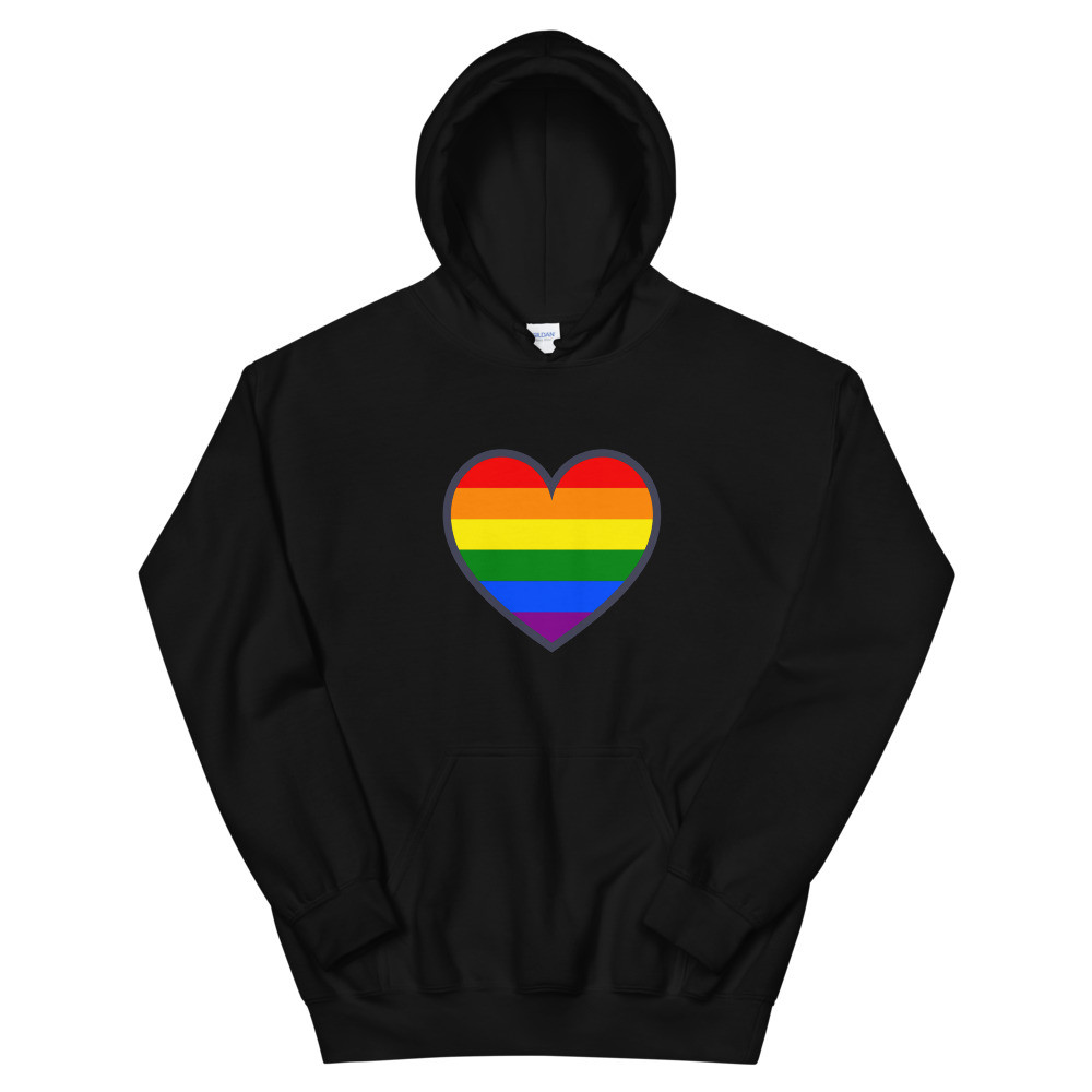 Rainbow Heart Hoodie
