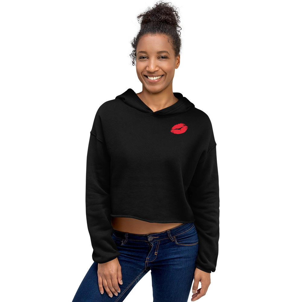 Lip - Crop Hoodie