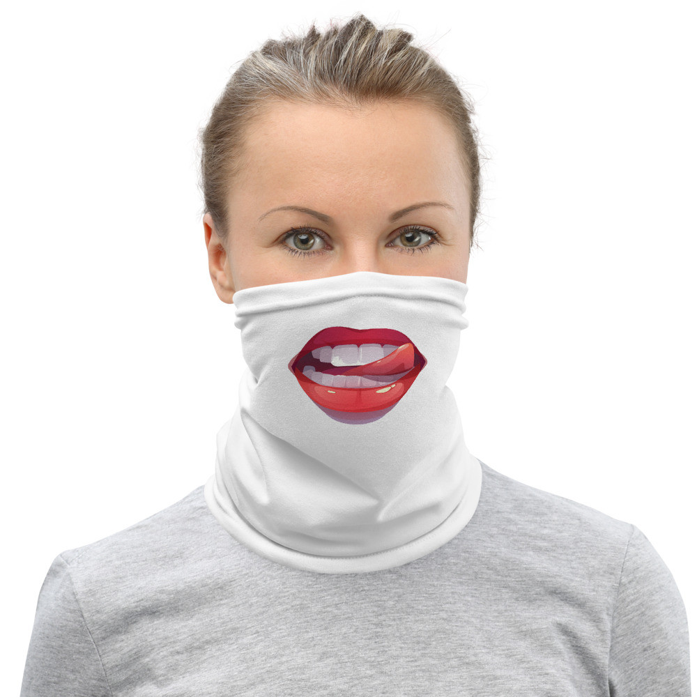 Licking Mouth - Neck Gaiter