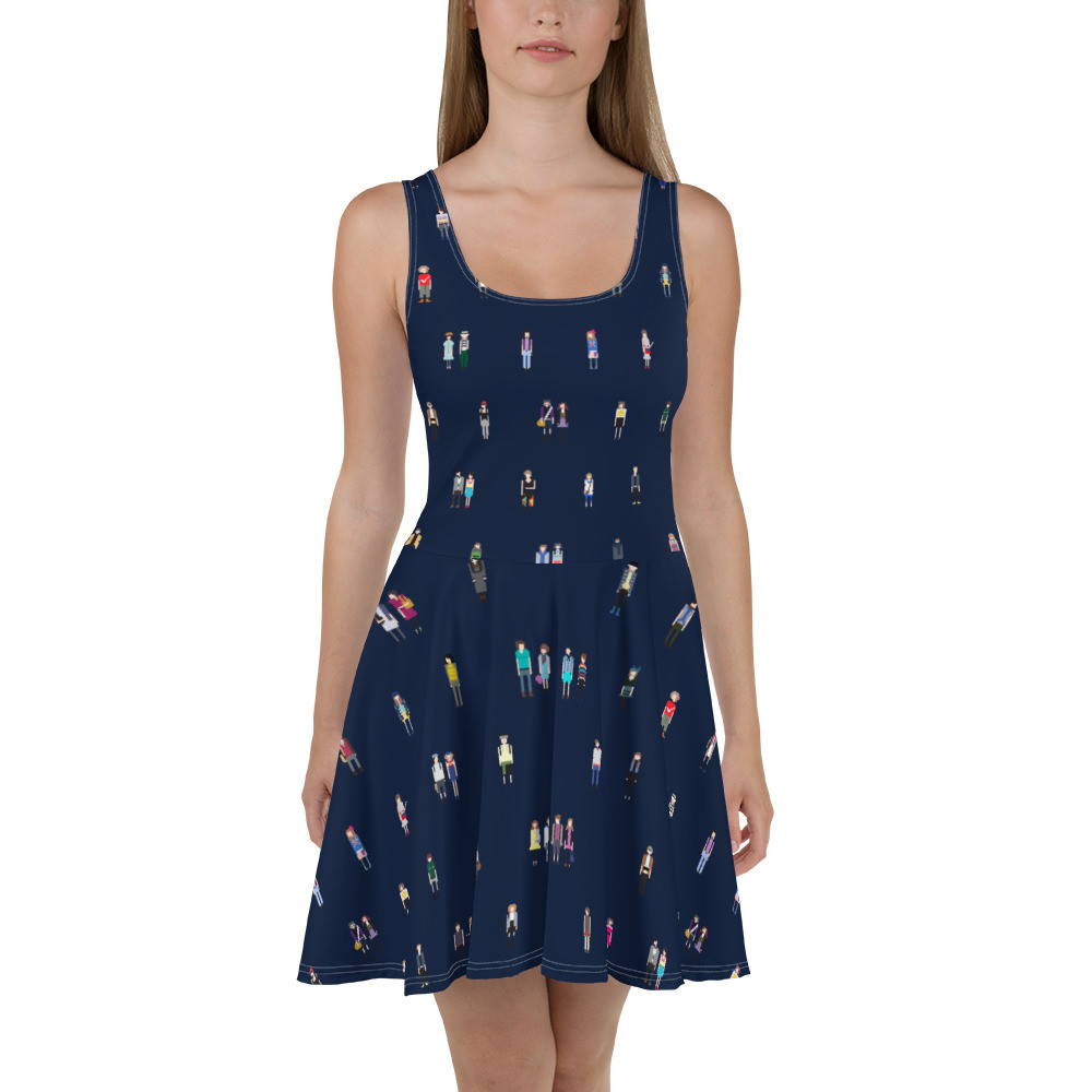 Pixel - Skater Dress