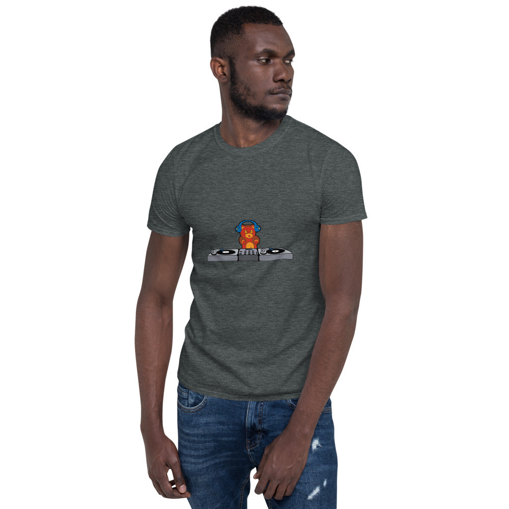 DJ bear - Short-Sleeve Unisex T-Shirt