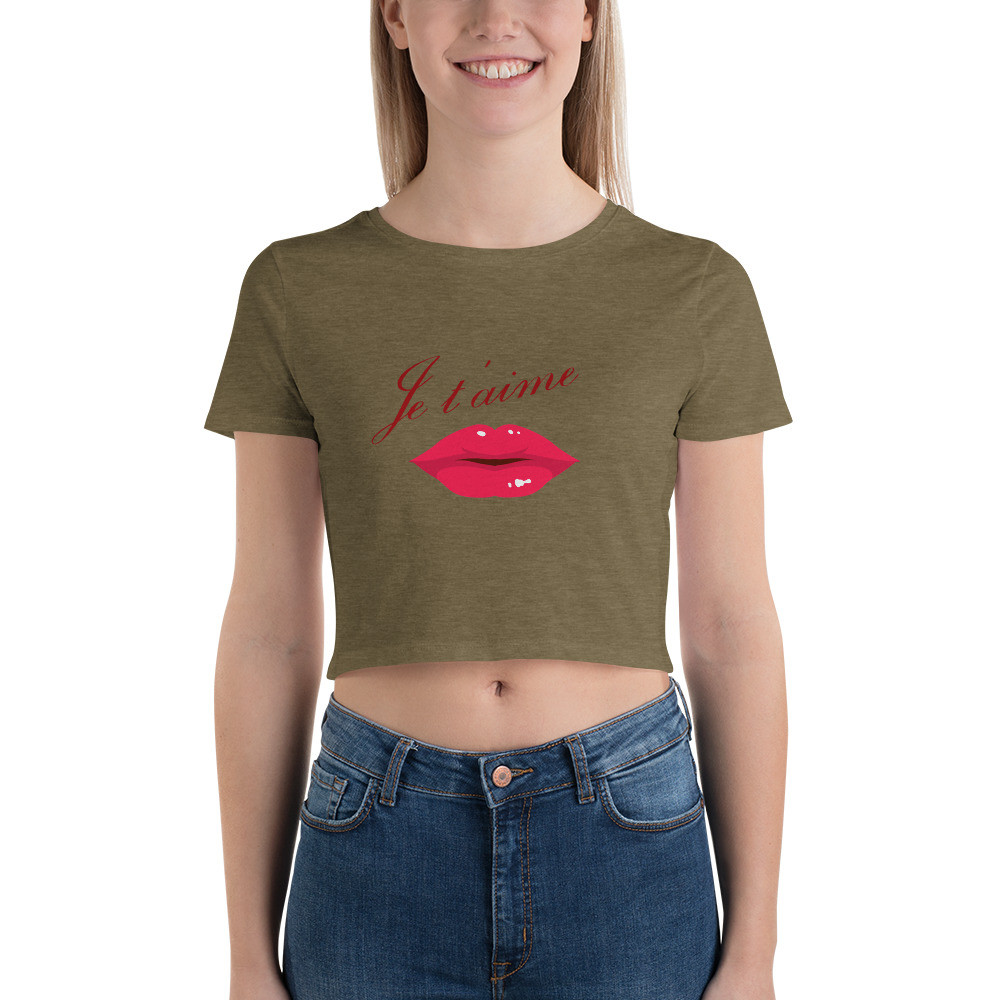 Je taime - Women’s Crop Tee