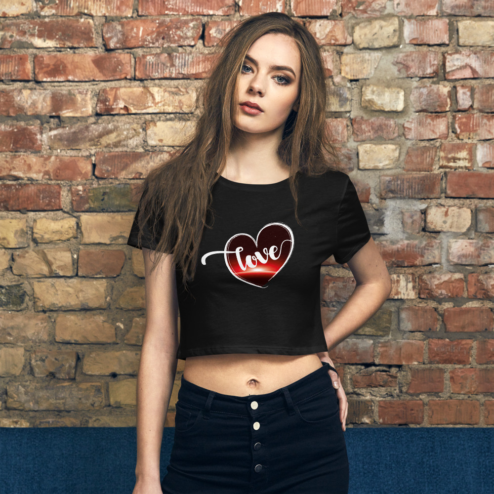 Love - Women’s Crop Tee