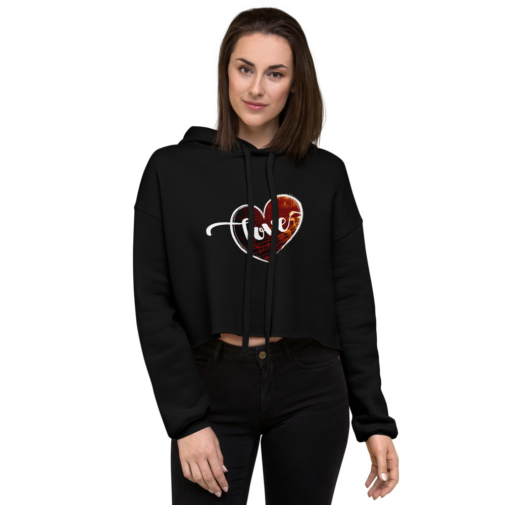 Love - Crop Hoodie