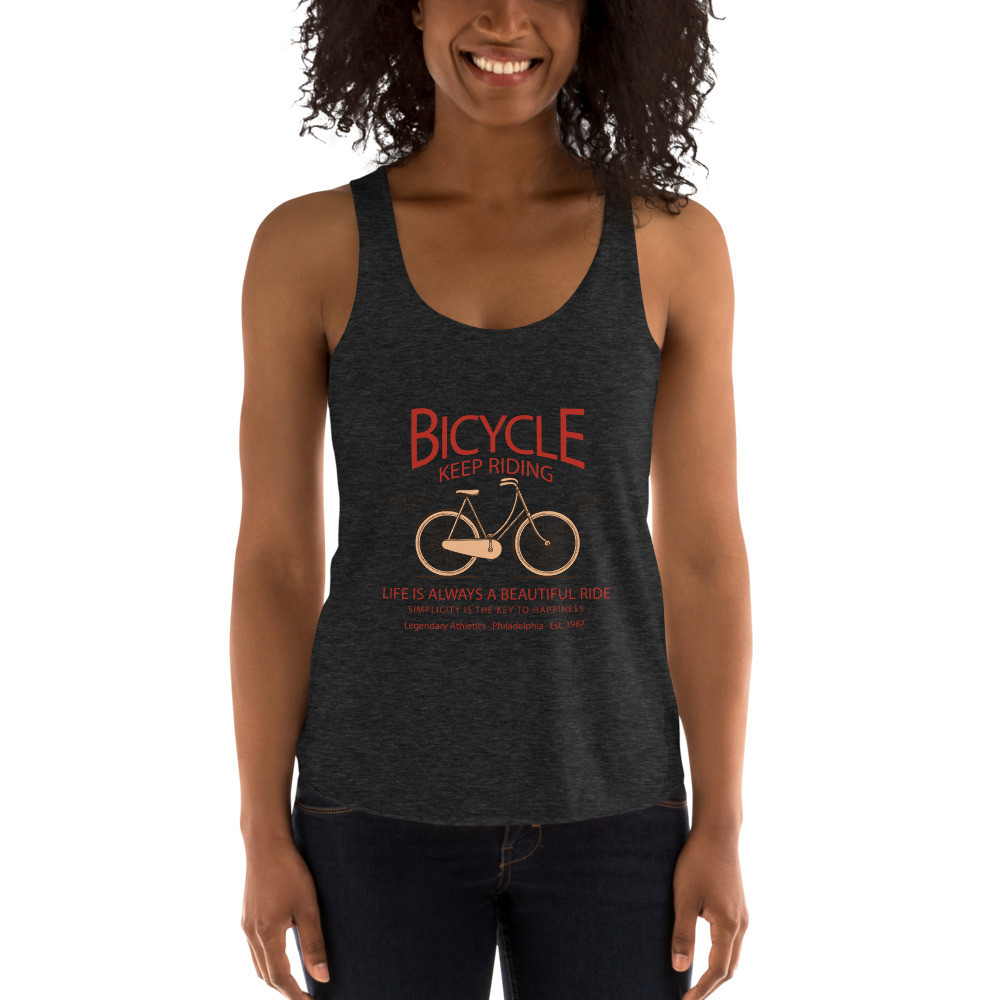 Bicycle - Women's Tri-Blend Racerback Tank