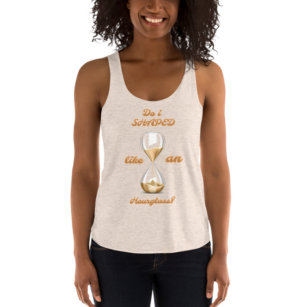 Hourglass - Women's Tri-Blend Racerback Tank