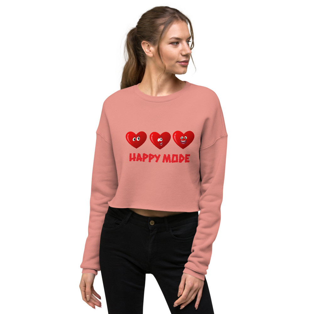 Happy Mode - Crop Sweatshirt