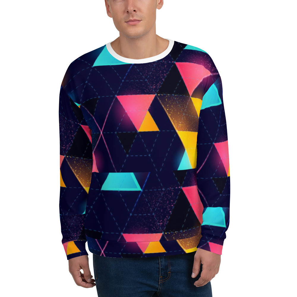 Colorful Triangles - Unisex Sweatshirt