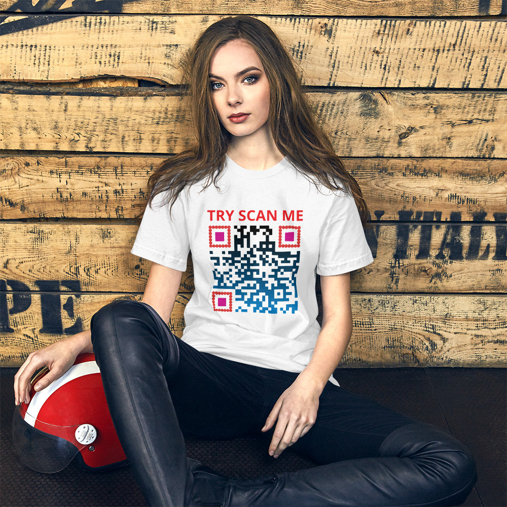 Try Scan Me - Short-Sleeve Unisex T-Shirt