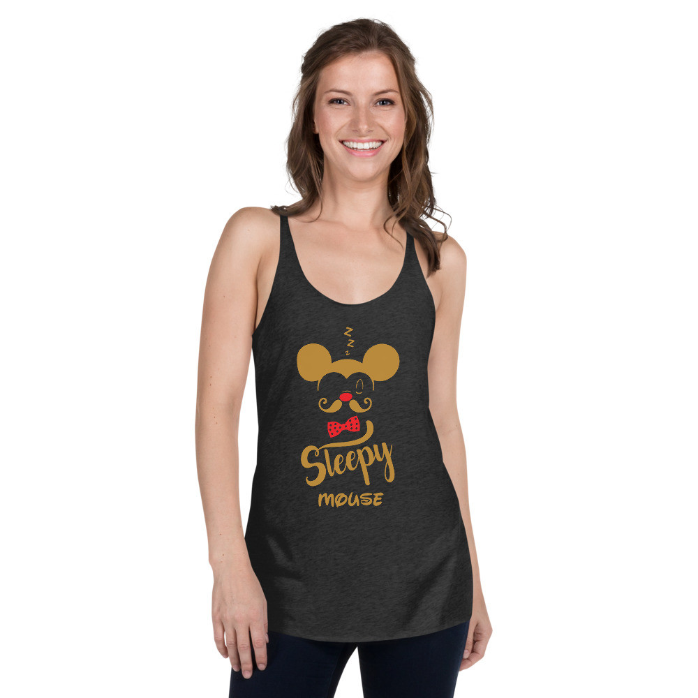Sleepy Mouse - Women's Racerback Tank